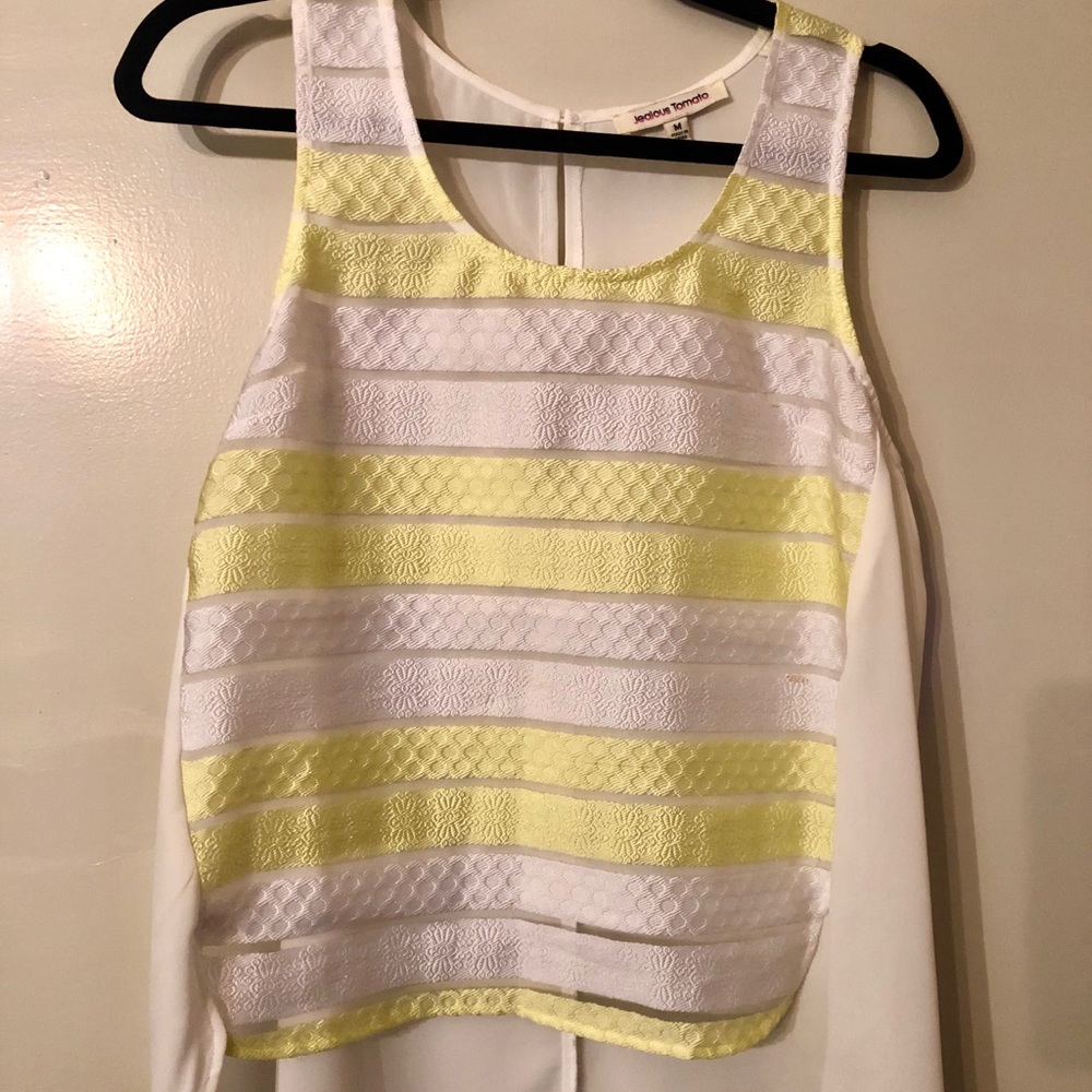 Jealous Tomato sleeveless blouse